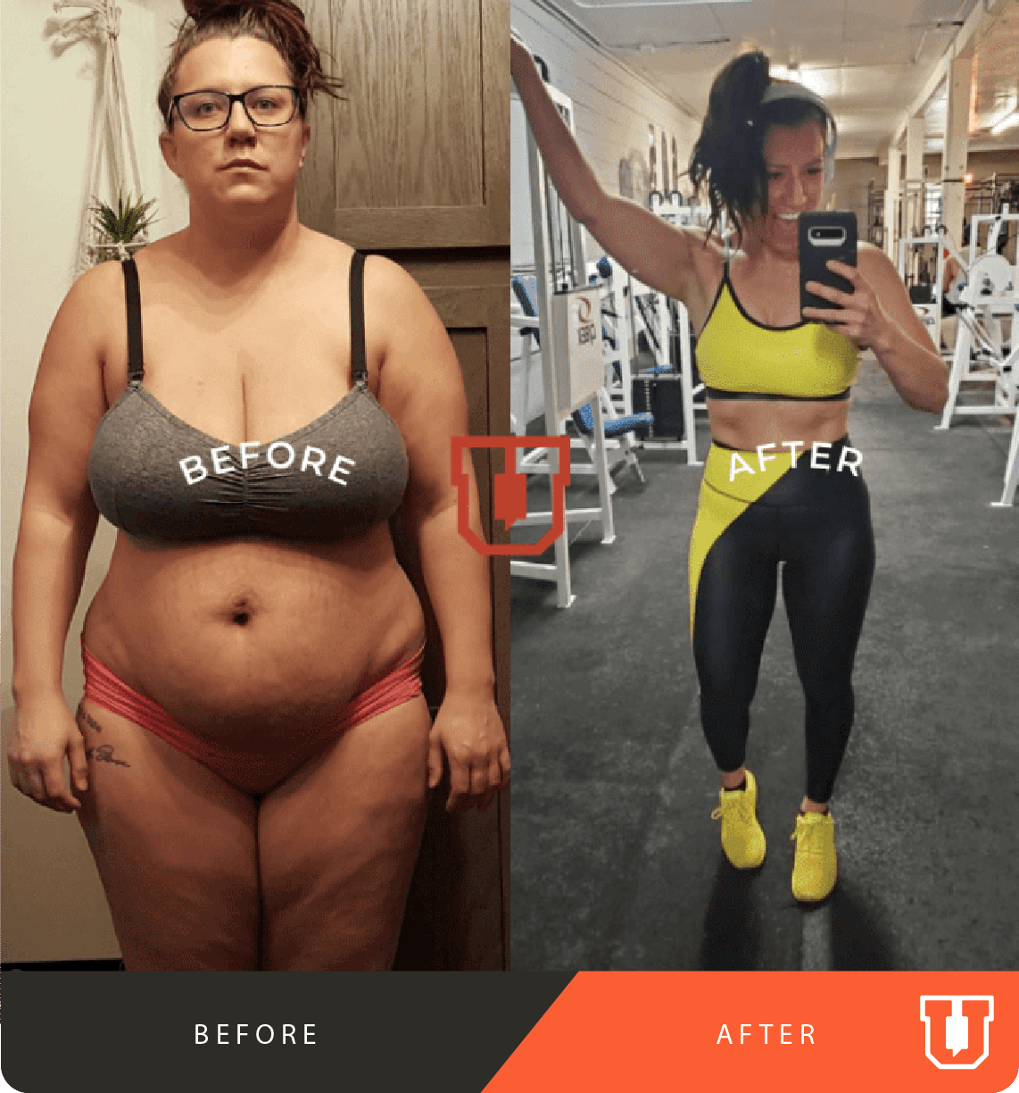 Before and After Fitness Transformation