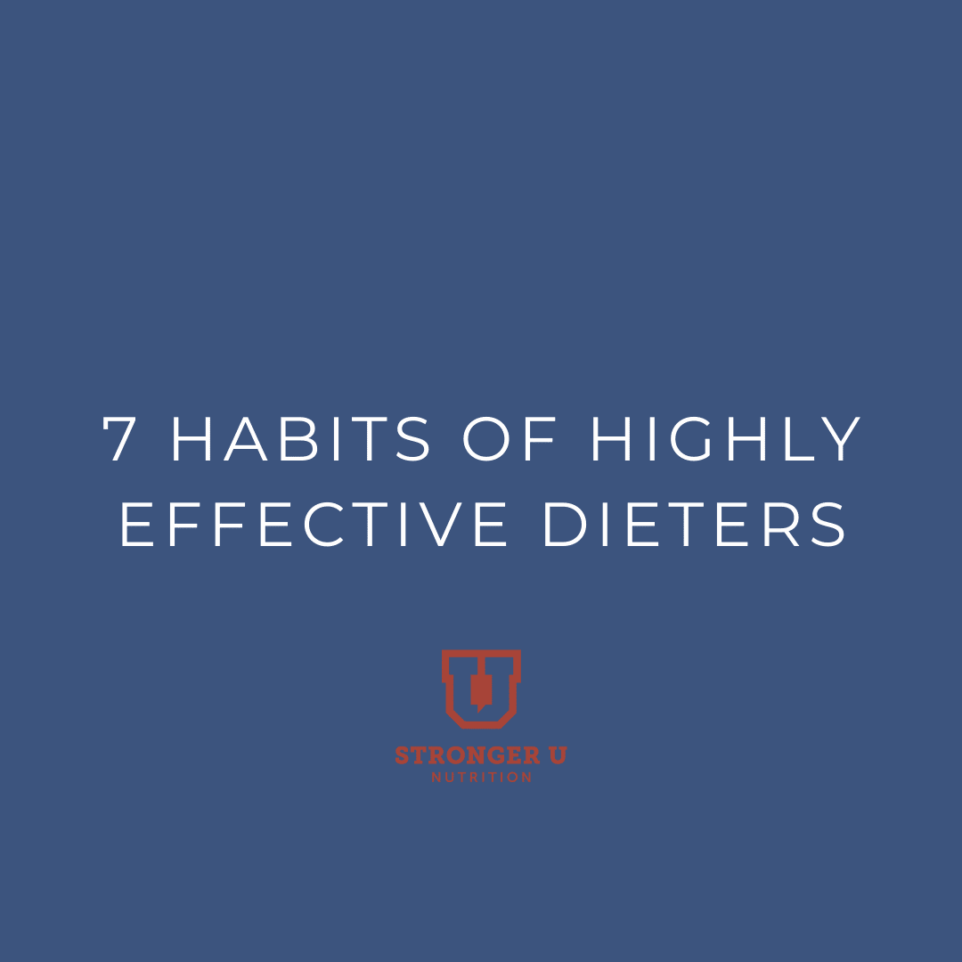 The 7 Habits Of Highly Effective Dieters 1