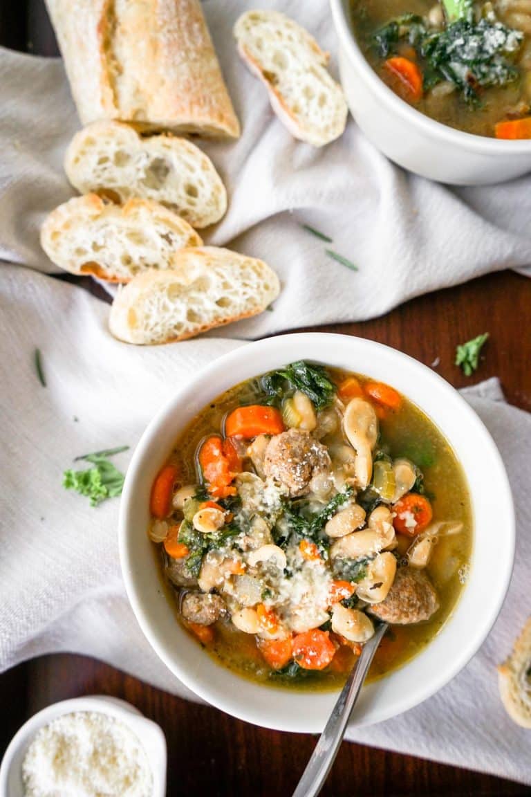 ProteinPacked Chicken Sausage and Kale Soup Stronger U Nutrition