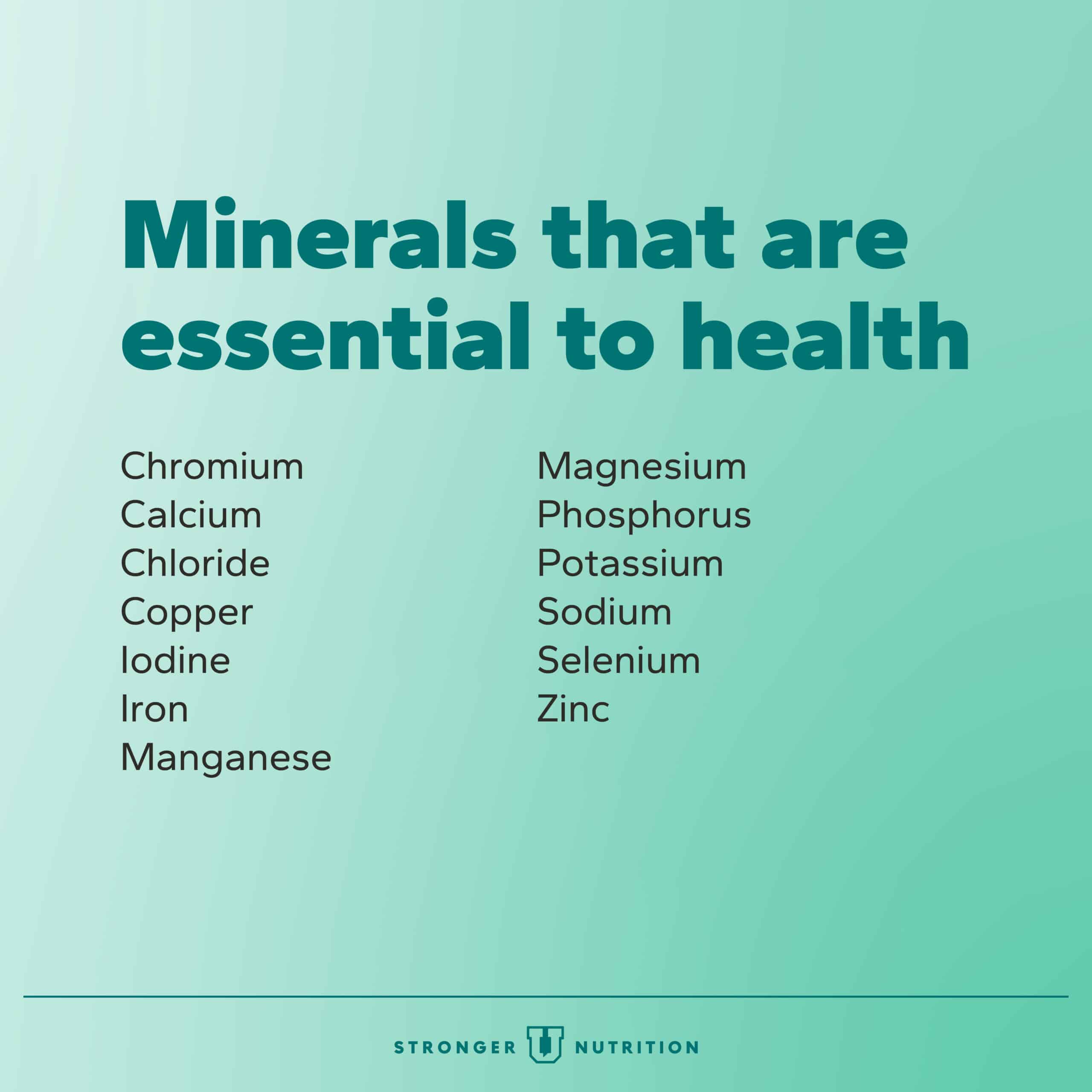 Su Minerals Essential To Health 3
