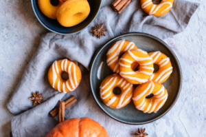 Pumpkin Spice Protein Donuts
