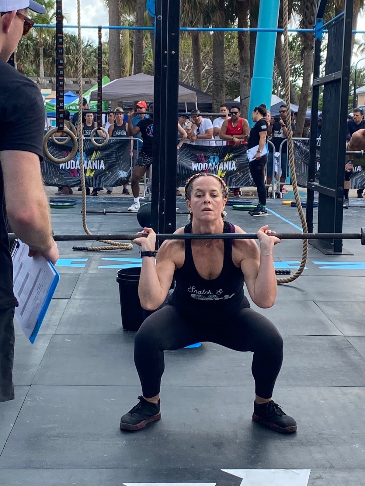 Allison at CrossFit Competition