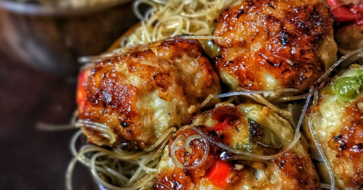 Szechuan Chicken Meatballs